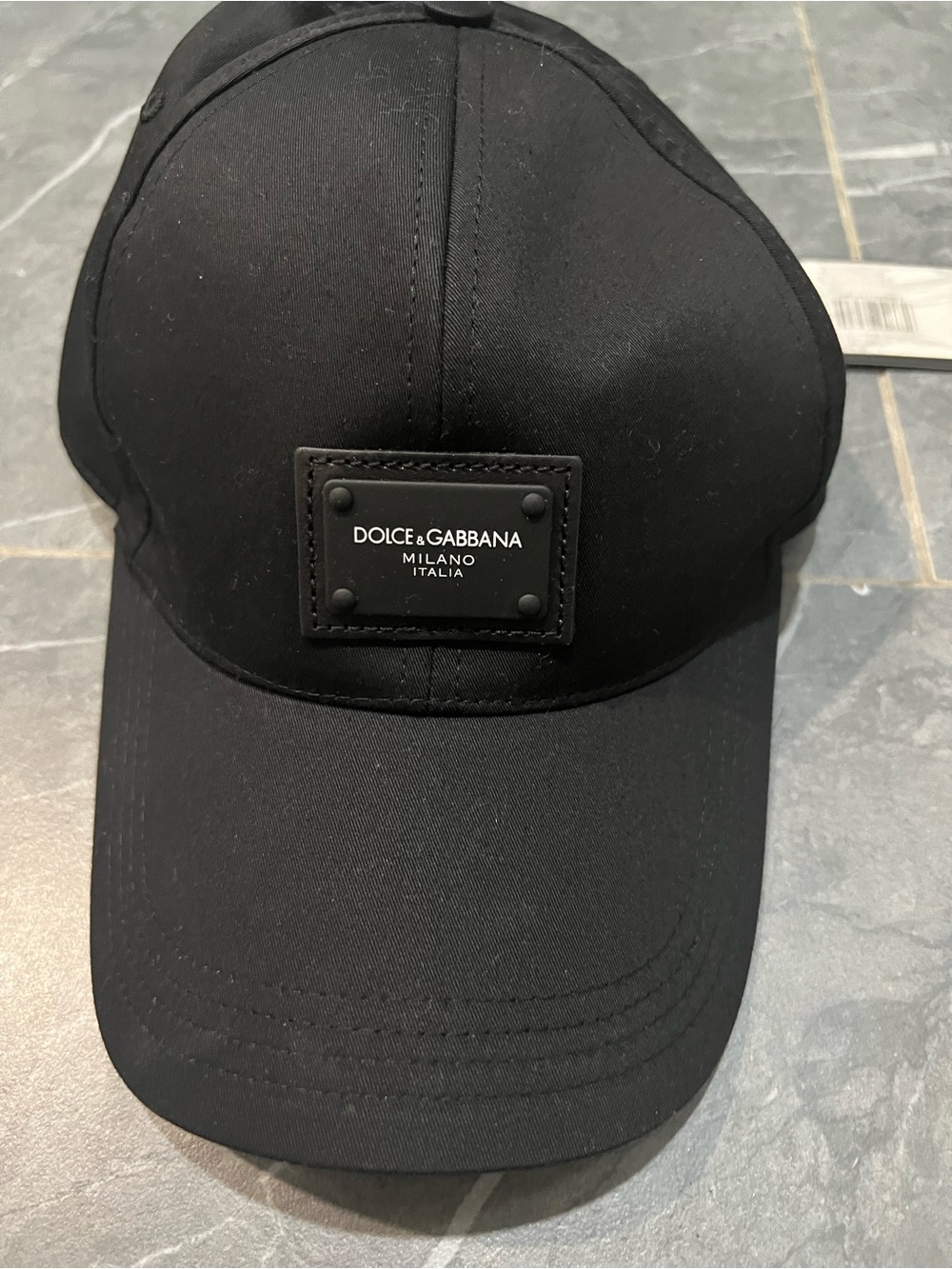 Dolce & Gabbana Black Logo Baseball Cap
